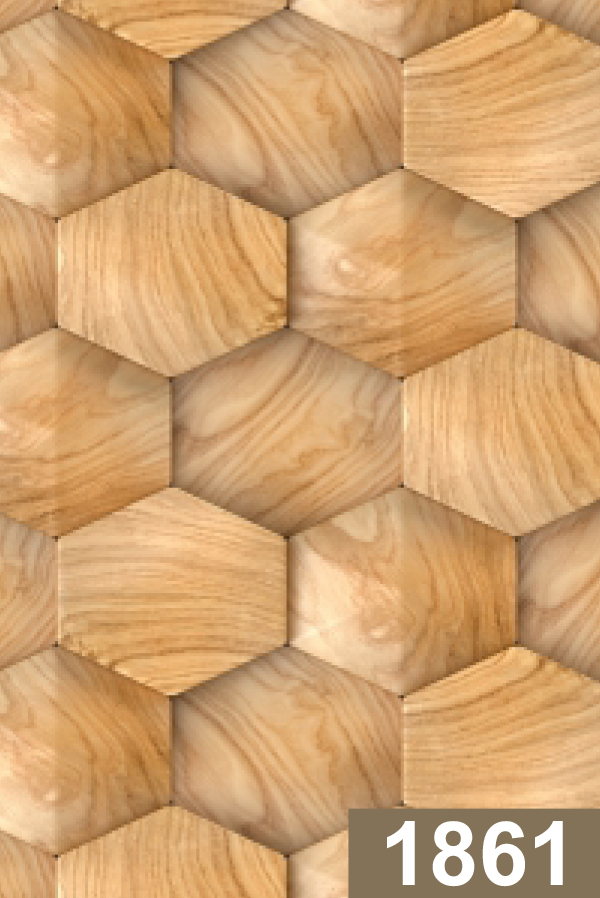Digital Marble Design 1861 – Honeycomb Wooden Texture Panel