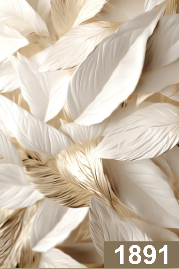 Digital Marble Design 1891 – Cream Feather Texture Panel