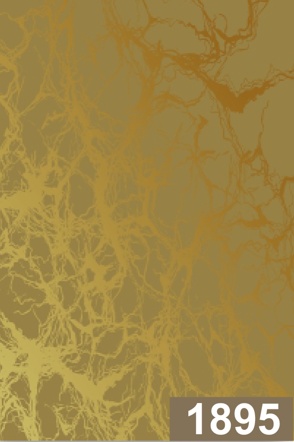 Digital Marble Design 1895 – Gold Lightning Vein Panel