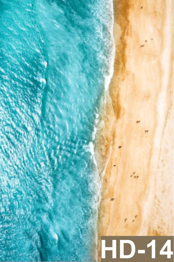 Digital Marble Design HD-14 – Aerial Beach & Ocean View Panel