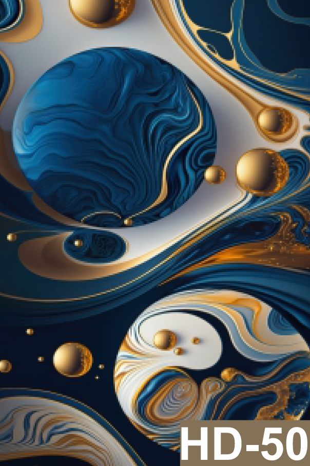 Digital Marble Design HD-50 – Cosmic Orbital Marble Fantasy Panel