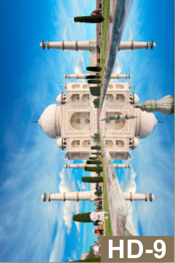 Digital Marble Design HD-9 – Taj Mahal Reflection Theme Panel